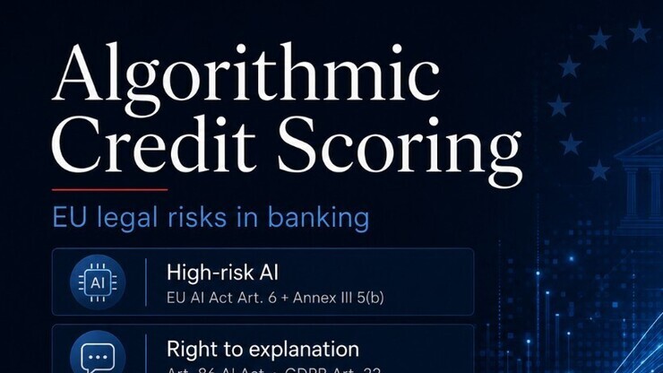 Algorithmic credit scoring in fintech